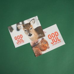 Julekort - flere varianter