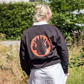 Sweatshirt med tryk 