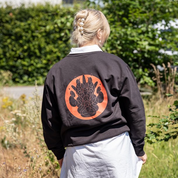 Sweatshirt med tryk 
