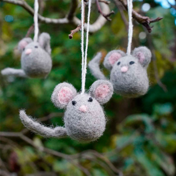 n Gry og Sif - Mini mus i filt