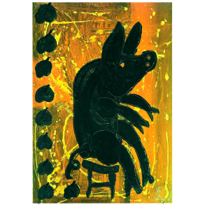 Spis din g�st - kunstplakat