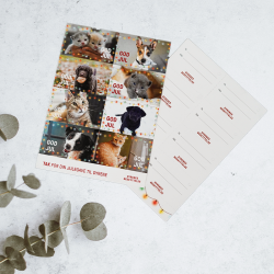 Til og fra kort - jul