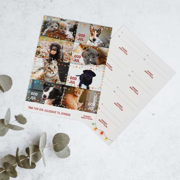 Til og fra kort - jul